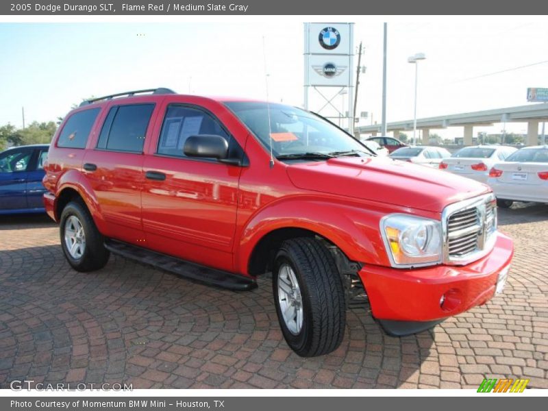 Flame Red / Medium Slate Gray 2005 Dodge Durango SLT