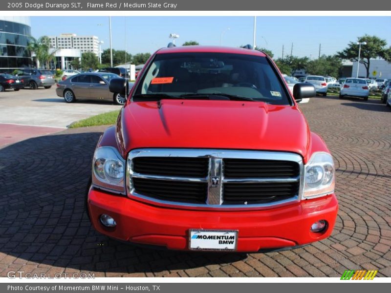 Flame Red / Medium Slate Gray 2005 Dodge Durango SLT