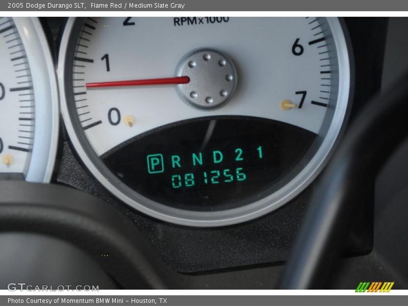 Flame Red / Medium Slate Gray 2005 Dodge Durango SLT