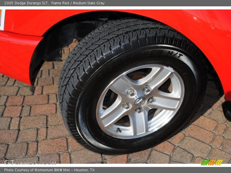 Flame Red / Medium Slate Gray 2005 Dodge Durango SLT
