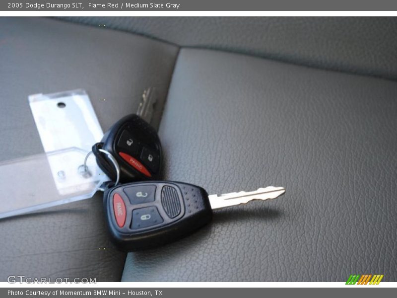 Flame Red / Medium Slate Gray 2005 Dodge Durango SLT