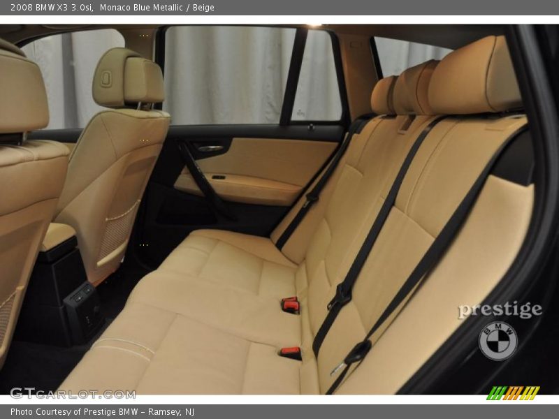 Monaco Blue Metallic / Beige 2008 BMW X3 3.0si