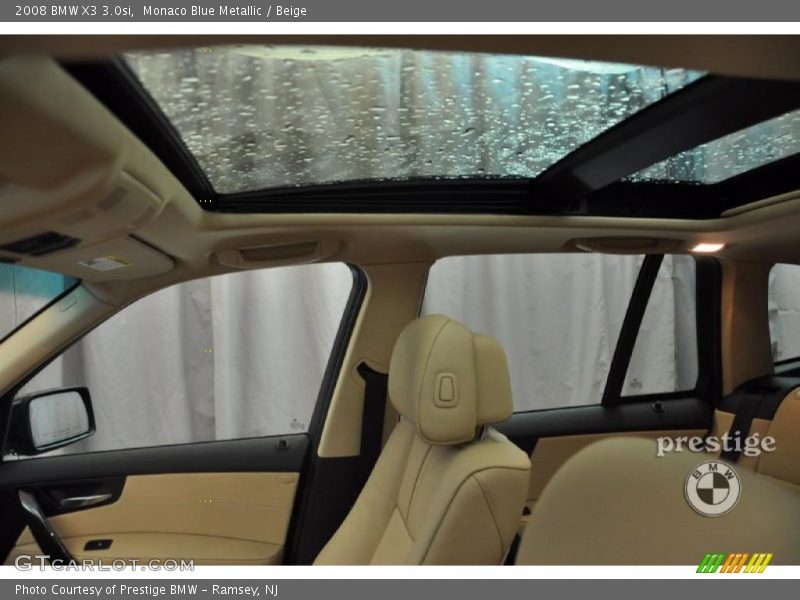 Monaco Blue Metallic / Beige 2008 BMW X3 3.0si