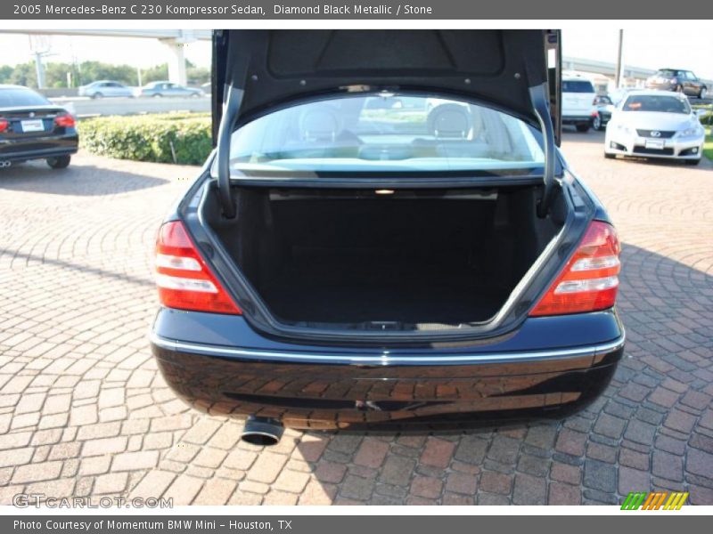 Diamond Black Metallic / Stone 2005 Mercedes-Benz C 230 Kompressor Sedan
