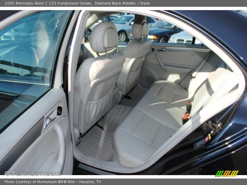 Diamond Black Metallic / Stone 2005 Mercedes-Benz C 230 Kompressor Sedan
