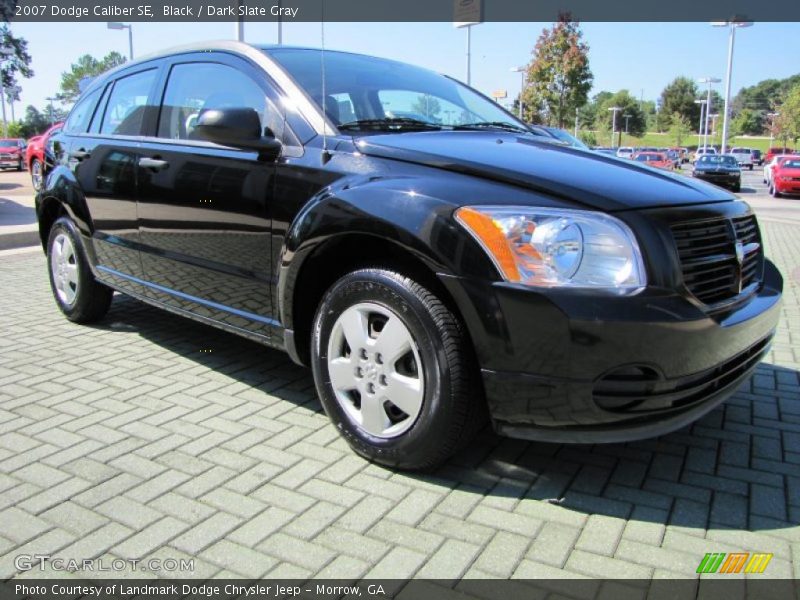 Black / Dark Slate Gray 2007 Dodge Caliber SE