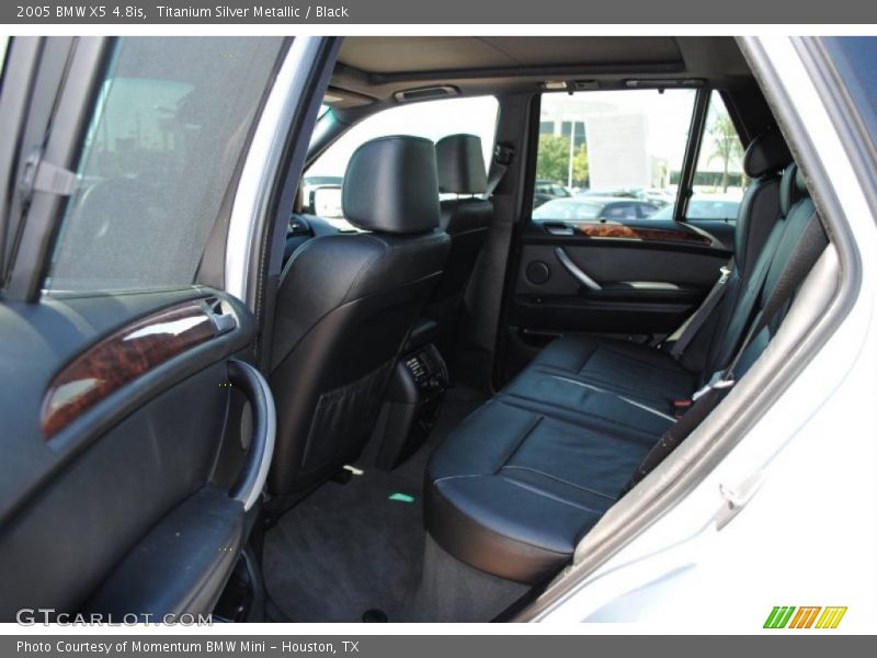 Titanium Silver Metallic / Black 2005 BMW X5 4.8is
