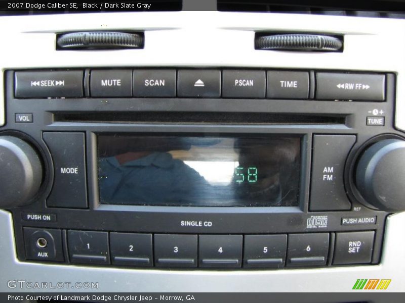 Black / Dark Slate Gray 2007 Dodge Caliber SE