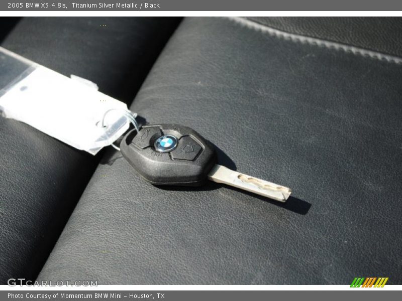 Titanium Silver Metallic / Black 2005 BMW X5 4.8is