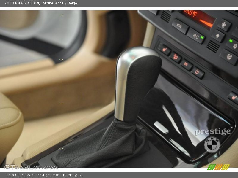 Alpine White / Beige 2008 BMW X3 3.0si