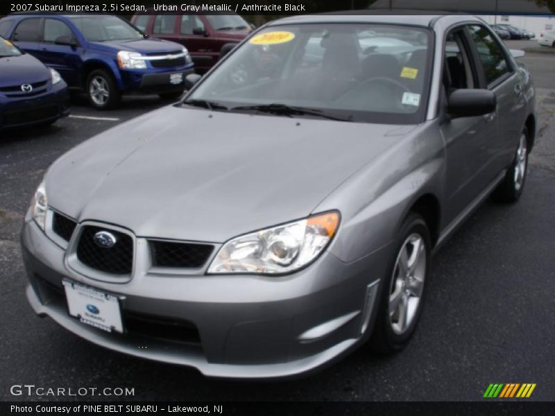 Urban Gray Metallic / Anthracite Black 2007 Subaru Impreza 2.5i Sedan