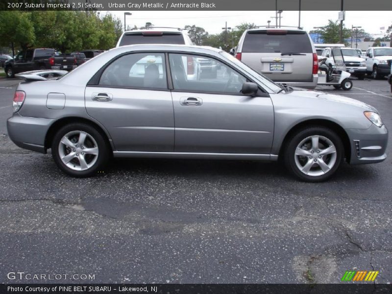 Urban Gray Metallic / Anthracite Black 2007 Subaru Impreza 2.5i Sedan