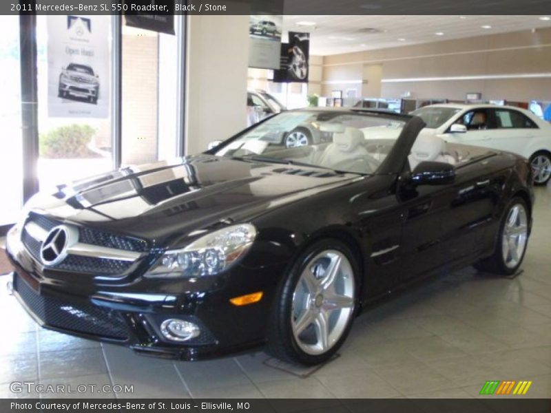 Black / Stone 2011 Mercedes-Benz SL 550 Roadster