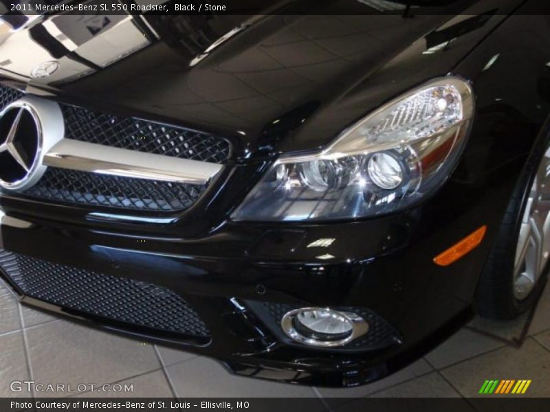 Black / Stone 2011 Mercedes-Benz SL 550 Roadster