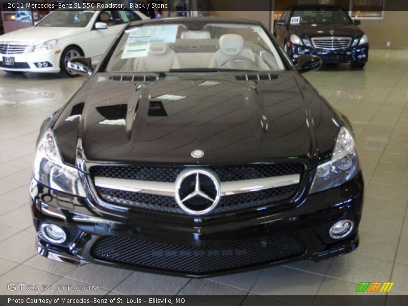 Black / Stone 2011 Mercedes-Benz SL 550 Roadster