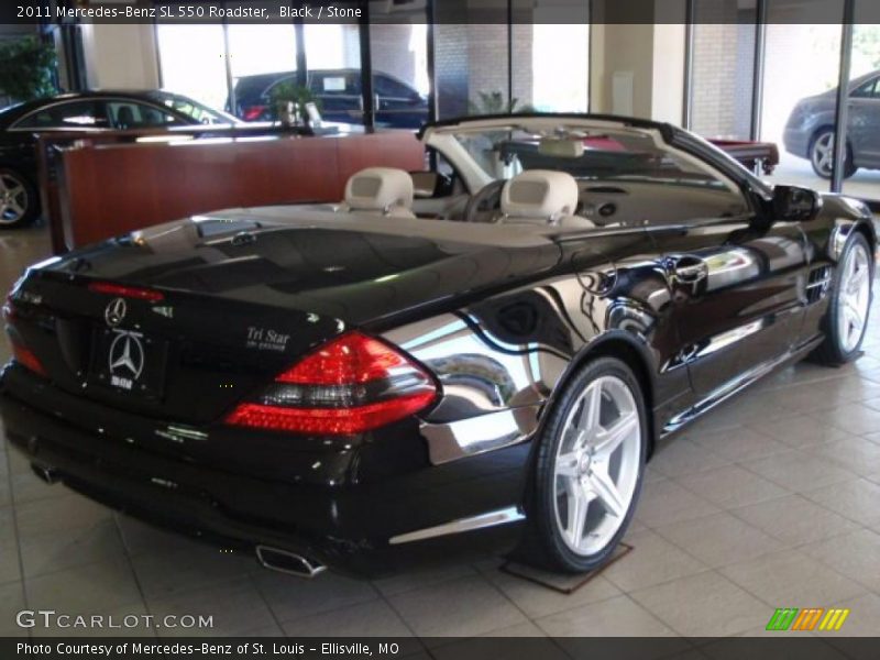 Black / Stone 2011 Mercedes-Benz SL 550 Roadster