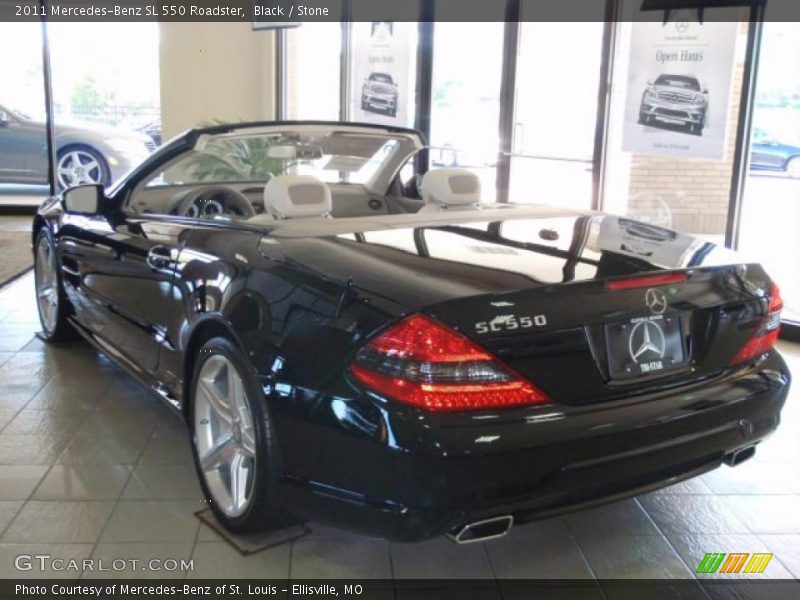Black / Stone 2011 Mercedes-Benz SL 550 Roadster