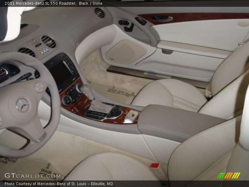 Black / Stone 2011 Mercedes-Benz SL 550 Roadster