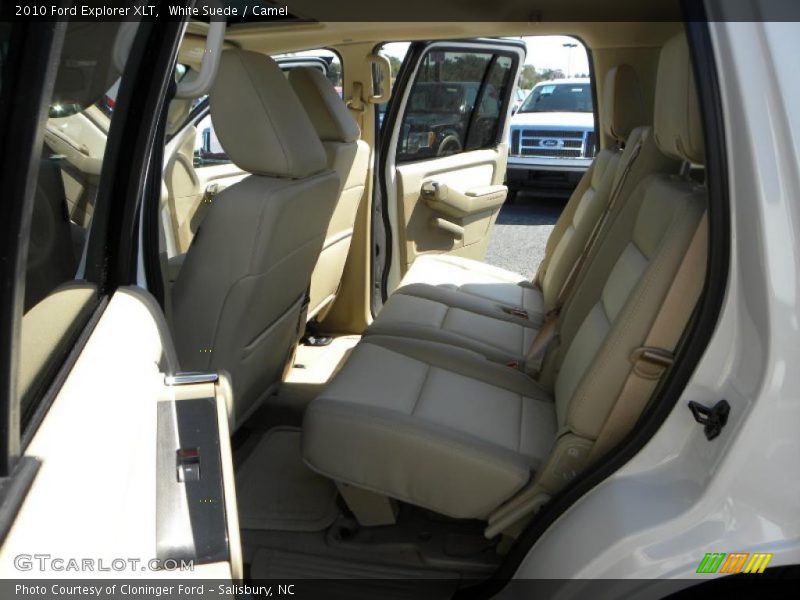 White Suede / Camel 2010 Ford Explorer XLT
