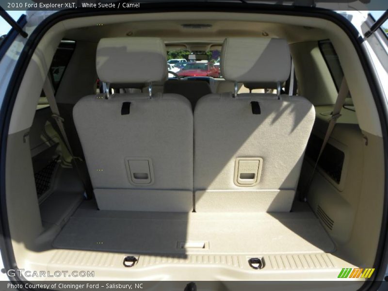White Suede / Camel 2010 Ford Explorer XLT