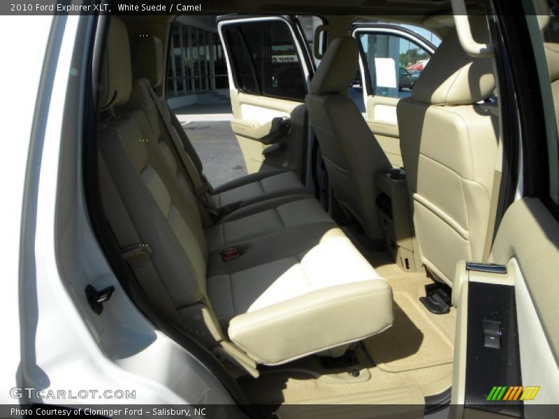 White Suede / Camel 2010 Ford Explorer XLT