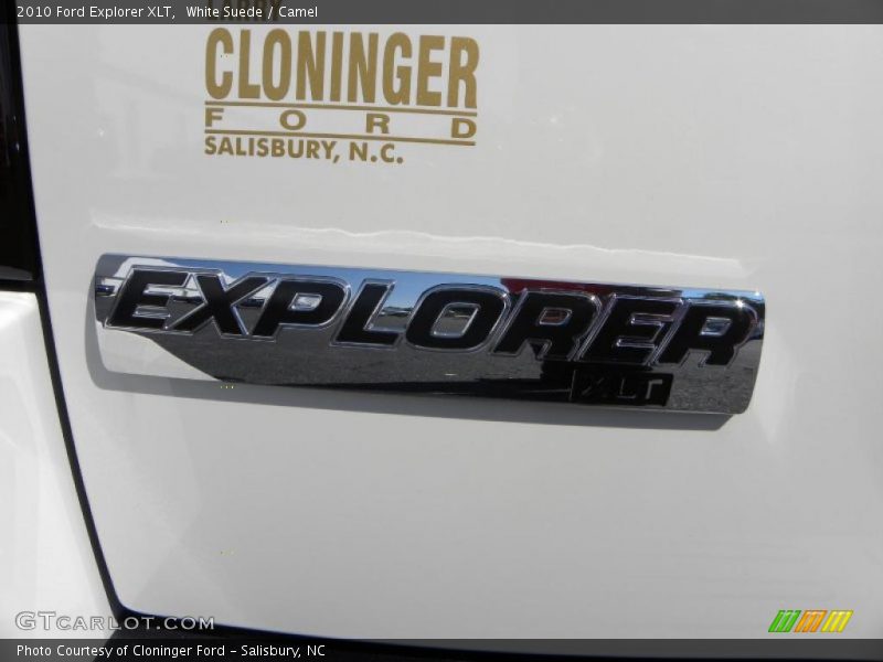 White Suede / Camel 2010 Ford Explorer XLT