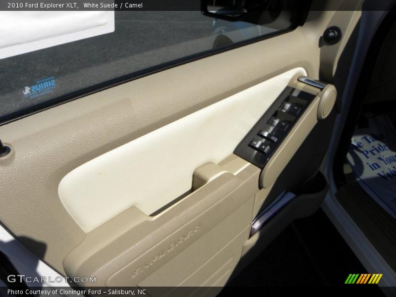 White Suede / Camel 2010 Ford Explorer XLT