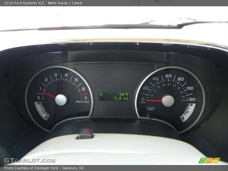 White Suede / Camel 2010 Ford Explorer XLT
