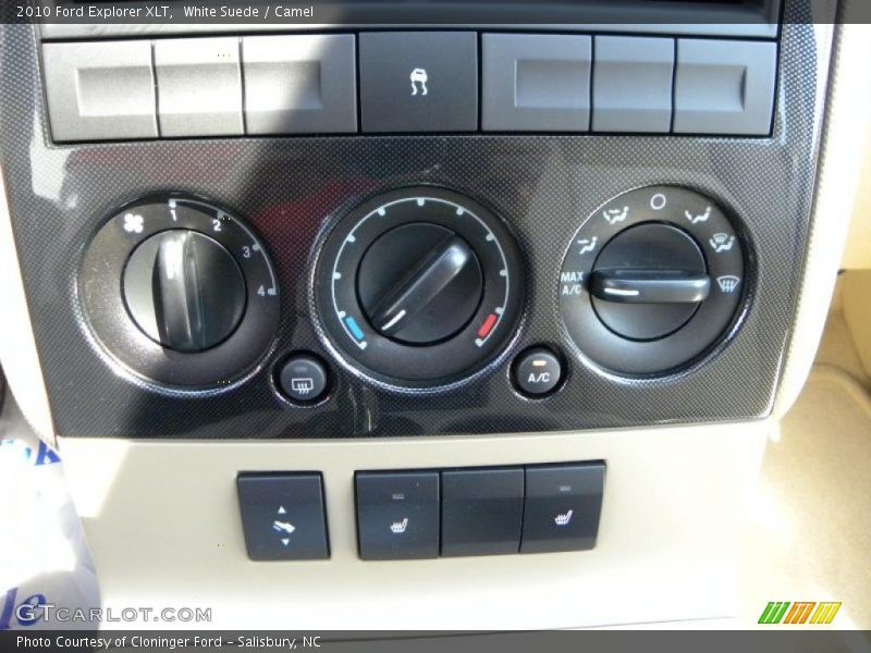 White Suede / Camel 2010 Ford Explorer XLT