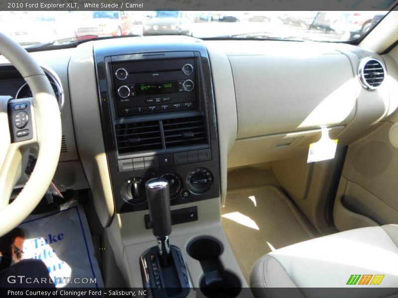 White Suede / Camel 2010 Ford Explorer XLT