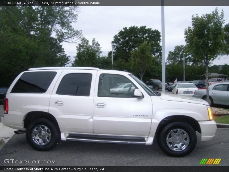 Summit White / Neutral/Shale 2002 GMC Yukon SLT 4x4