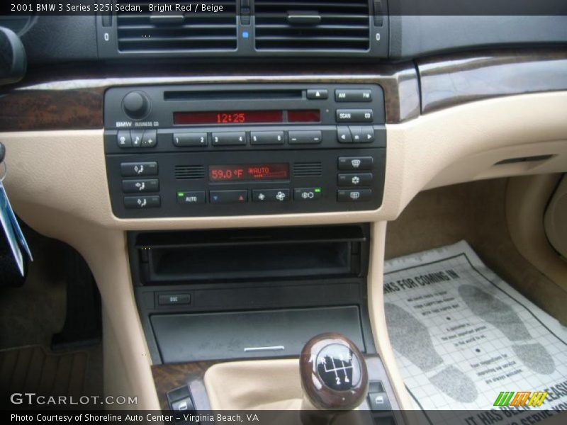 Bright Red / Beige 2001 BMW 3 Series 325i Sedan