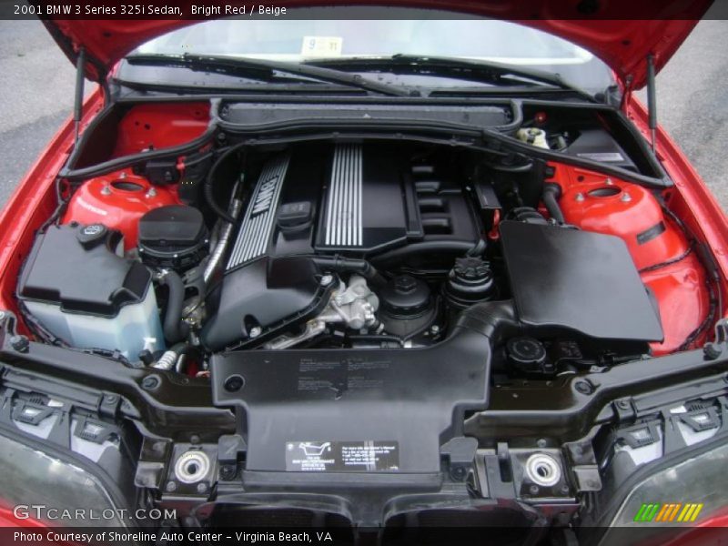 Bright Red / Beige 2001 BMW 3 Series 325i Sedan