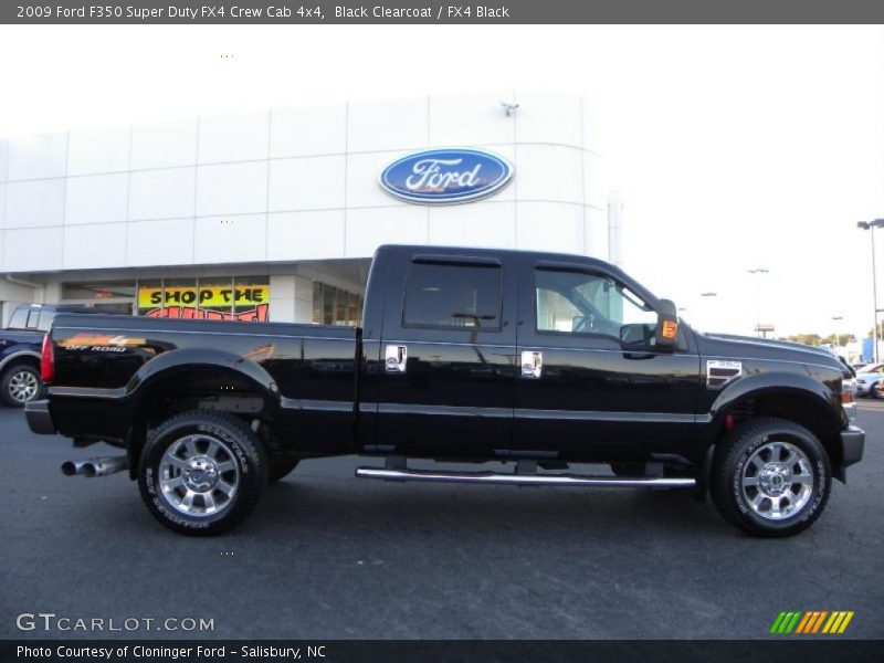 Black Clearcoat / FX4 Black 2009 Ford F350 Super Duty FX4 Crew Cab 4x4