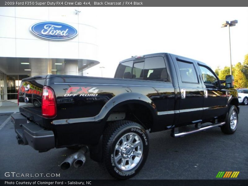 Black Clearcoat / FX4 Black 2009 Ford F350 Super Duty FX4 Crew Cab 4x4