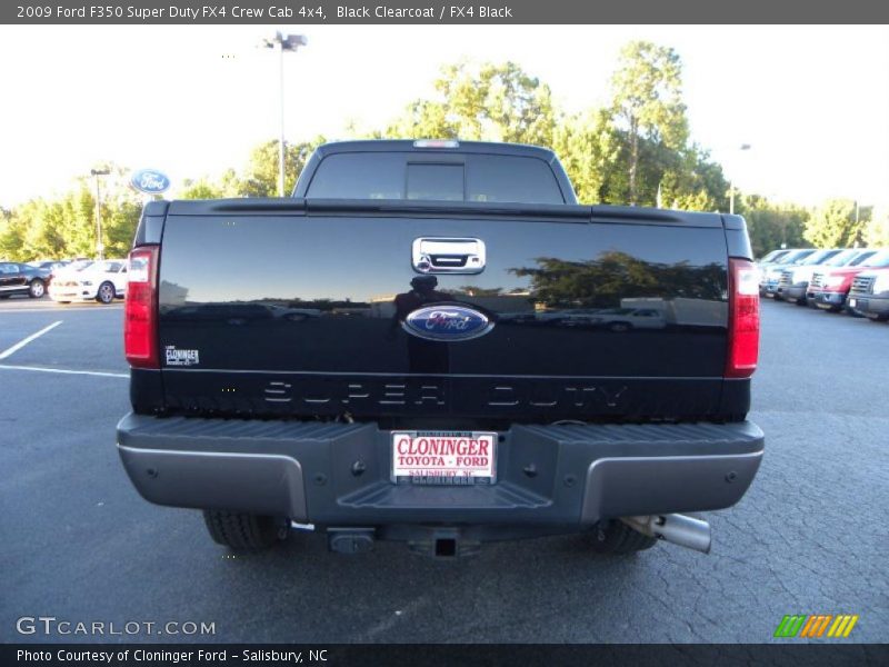Black Clearcoat / FX4 Black 2009 Ford F350 Super Duty FX4 Crew Cab 4x4