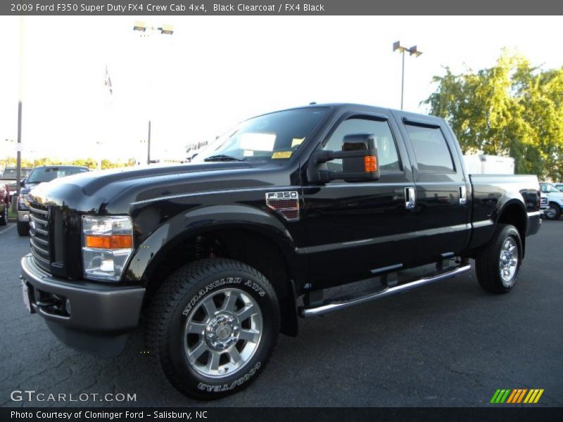 Black Clearcoat / FX4 Black 2009 Ford F350 Super Duty FX4 Crew Cab 4x4