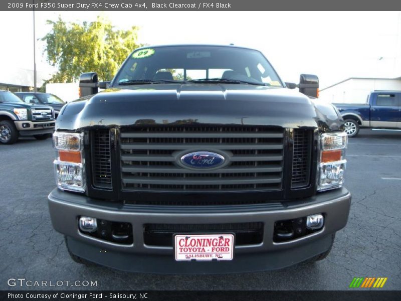 Black Clearcoat / FX4 Black 2009 Ford F350 Super Duty FX4 Crew Cab 4x4