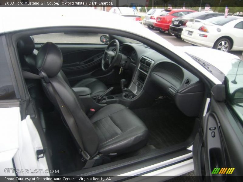 Oxford White / Dark Charcoal 2003 Ford Mustang GT Coupe
