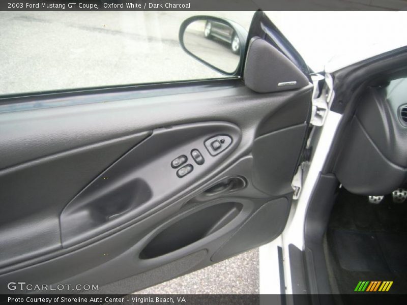 Oxford White / Dark Charcoal 2003 Ford Mustang GT Coupe