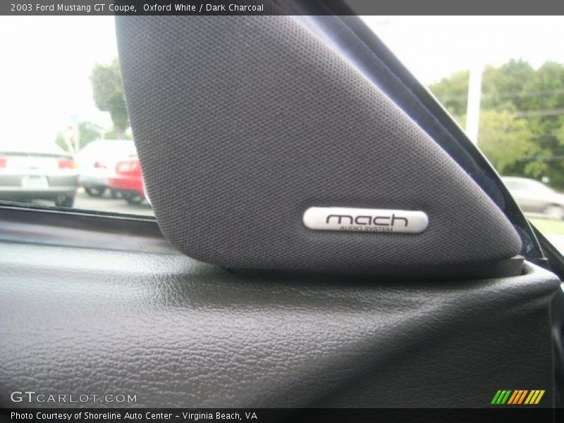 Oxford White / Dark Charcoal 2003 Ford Mustang GT Coupe