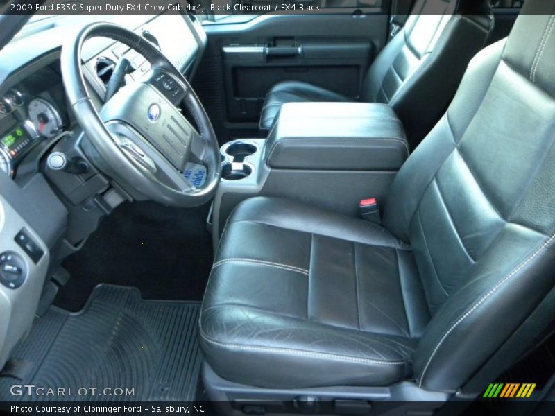  2009 F350 Super Duty FX4 Crew Cab 4x4 FX4 Black Interior