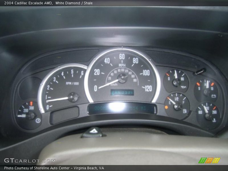 White Diamond / Shale 2004 Cadillac Escalade AWD