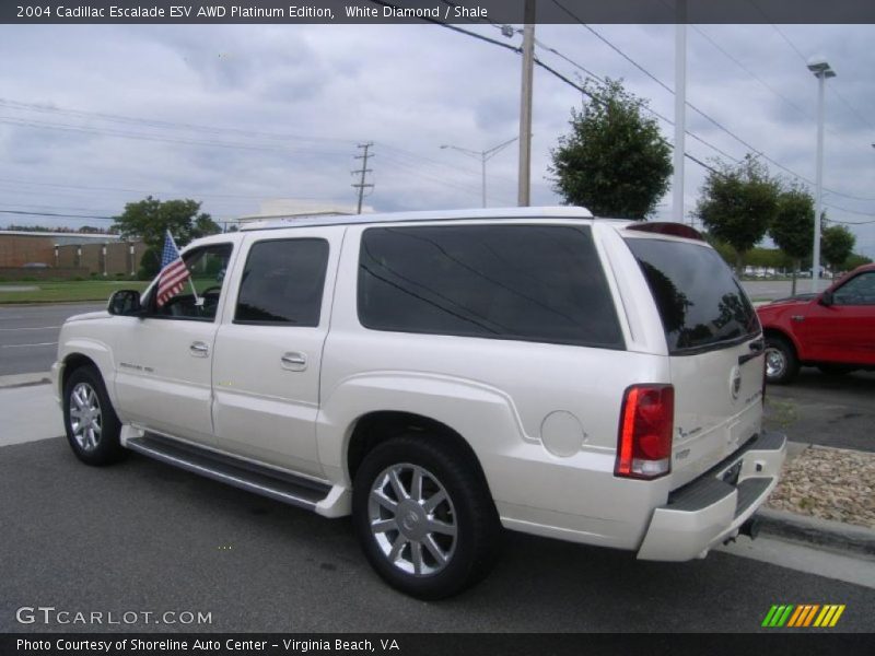 White Diamond / Shale 2004 Cadillac Escalade ESV AWD Platinum Edition