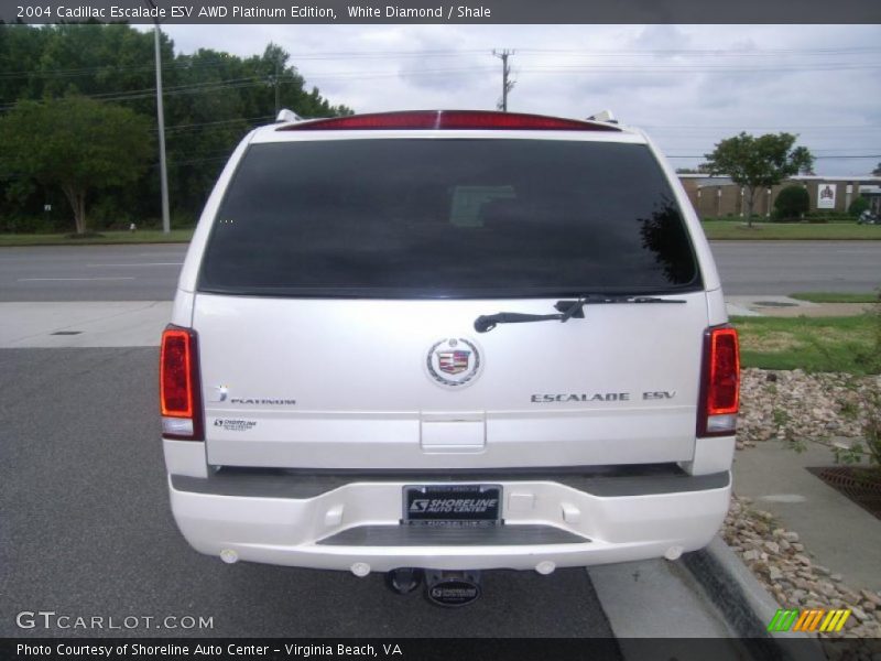 White Diamond / Shale 2004 Cadillac Escalade ESV AWD Platinum Edition