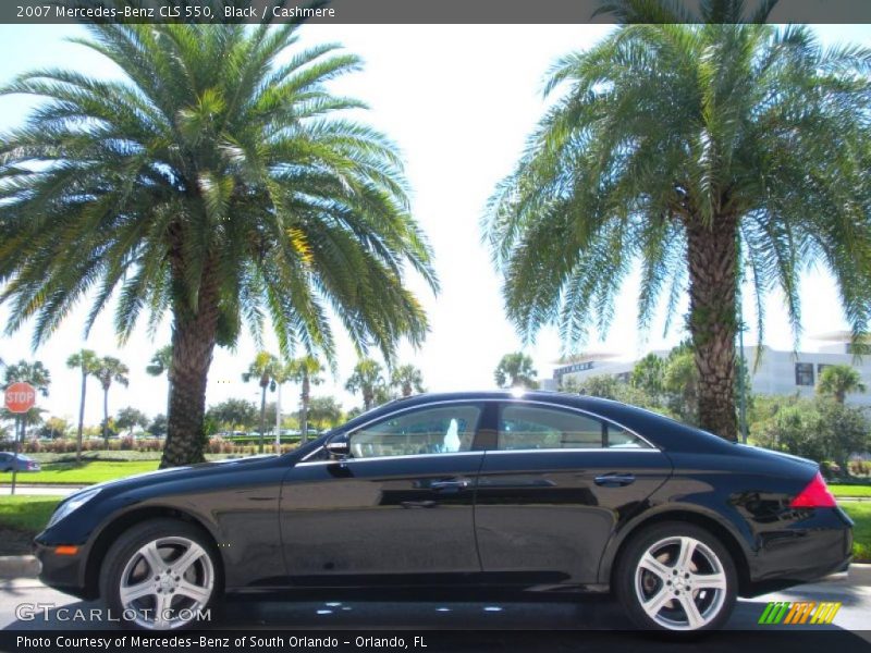 Black / Cashmere 2007 Mercedes-Benz CLS 550