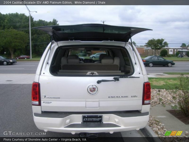 White Diamond / Shale 2004 Cadillac Escalade ESV AWD Platinum Edition