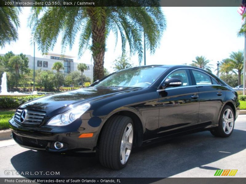 Black / Cashmere 2007 Mercedes-Benz CLS 550