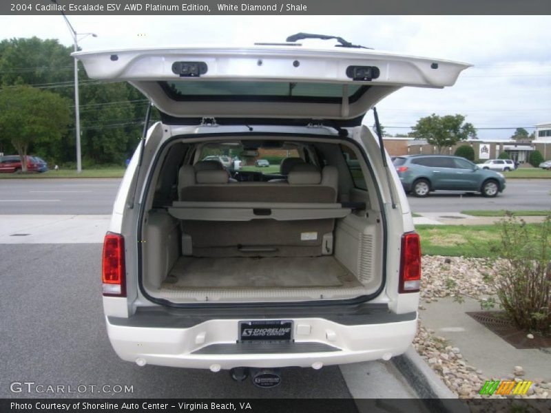 White Diamond / Shale 2004 Cadillac Escalade ESV AWD Platinum Edition