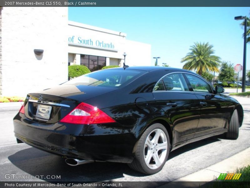 Black / Cashmere 2007 Mercedes-Benz CLS 550